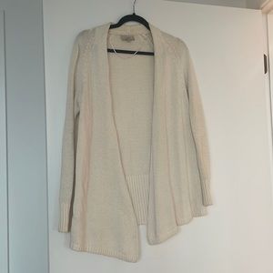 Jcrew white cardigan sweater
